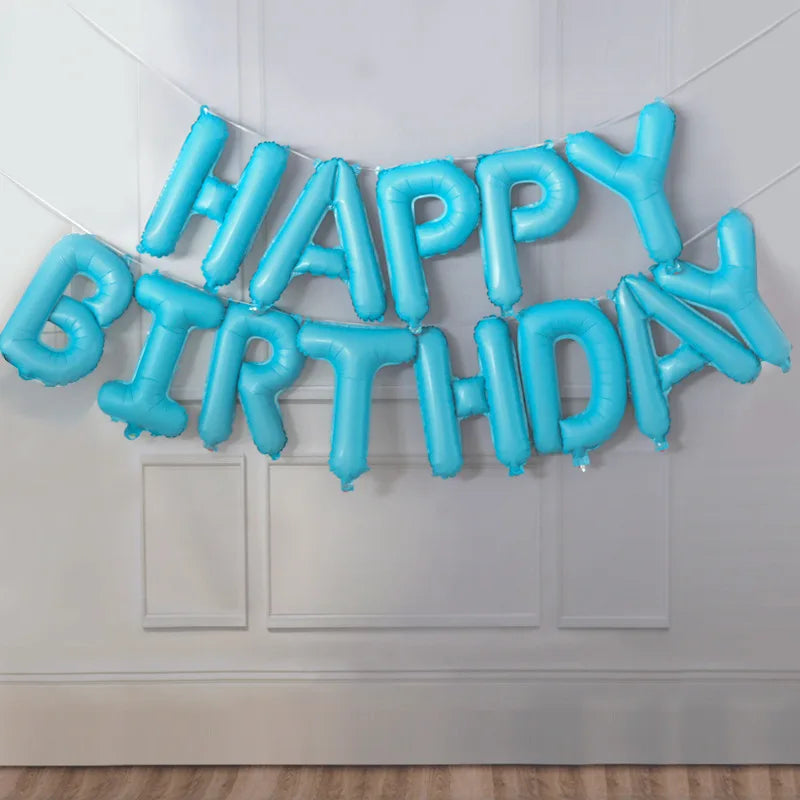 Blue Foil Balloon Set – Boy's Baby Shower & Birthday Decor
