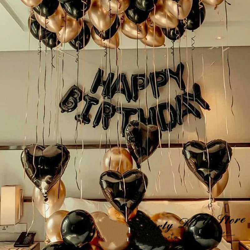 Blue Foil Balloon Set – Boy's Baby Shower & Birthday Decor